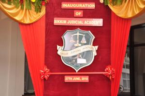 Inauguration  Ceremony of the Sikkim Judicial Academy (Phase-I) at Sokeythang on 27-06-2018