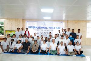High Court of Sikkim International Yoga Day "YOGA FOR HUMANITY" 21st June, 2022