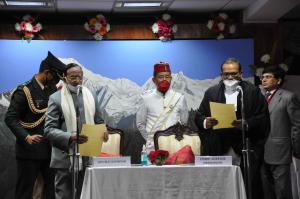 Swearing-in-ceremony of Hon'ble Mr. Justice Jitendra Kumar Maheshwari, Chief Justice, High Court of Sikkim, 06 Jan, 2021