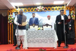 Swearing-in-ceremony of Hon'ble Mr. Justice A. Mohamed Mustaque, Chief Justice, High Court of Sikkim, 04 January, 2026.