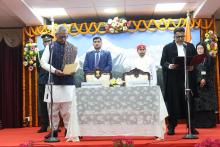 Swearing-in-ceremony of Hon'ble Mr. Justice A. Mohamed Mustaque, Chief Justice, High Court of Sikkim, 04 January, 2026.